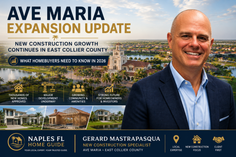 ave maria new construction update, homes for sale
