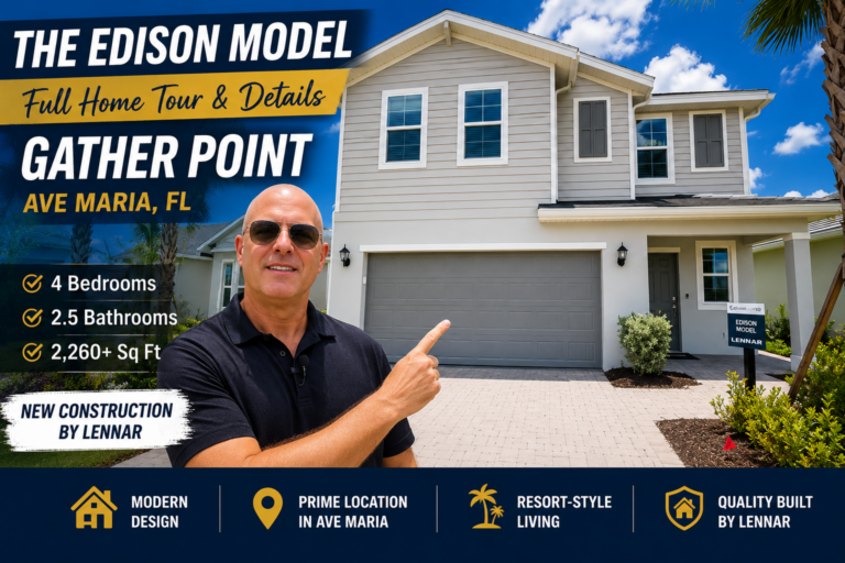 gatherpoint new construction homes in ave maria florida Edison